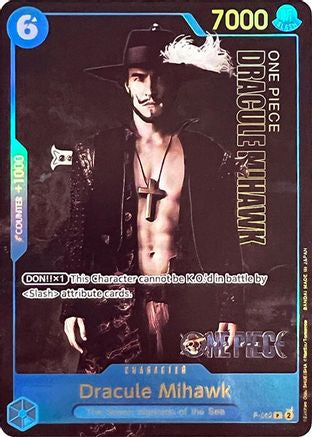 Dracule Mihawk (Premium Card Collection -Live Action Edition-) (P-052) - [One Piece Promotion Cards] Foil