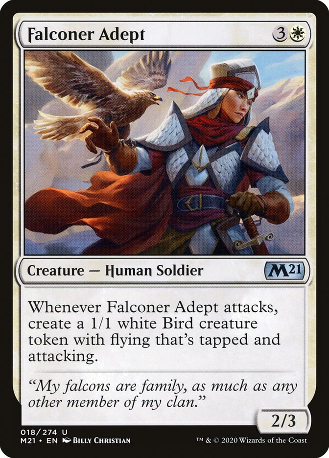 Falconer Adept [Core Set 2021] Foil
