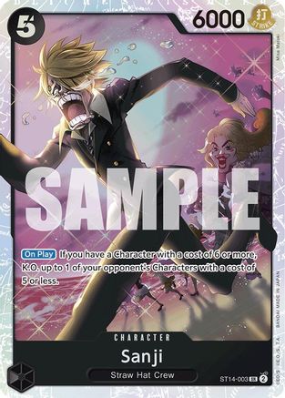 Sanji (ST14-003) - [Starter Deck 14: 3D2Y] Foil