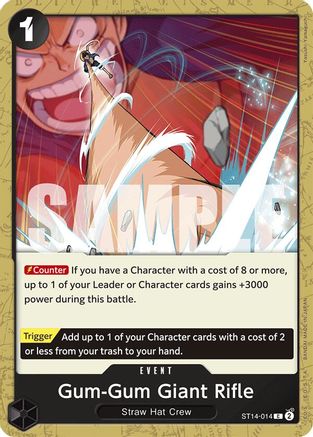 Gum-Gum Giant Rifle (ST14-014) - [Starter Deck 14: 3D2Y]