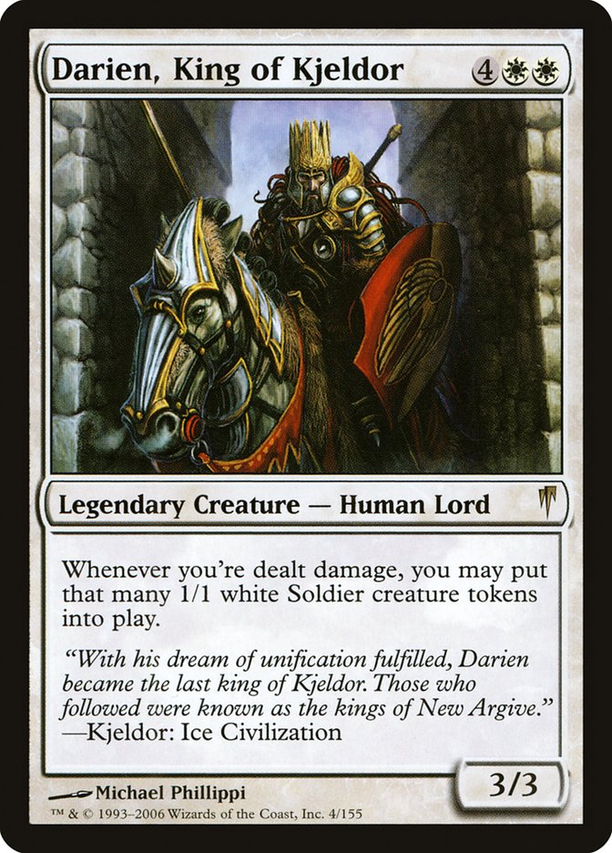 Darien, King of Kjeldor [Coldsnap] Foil