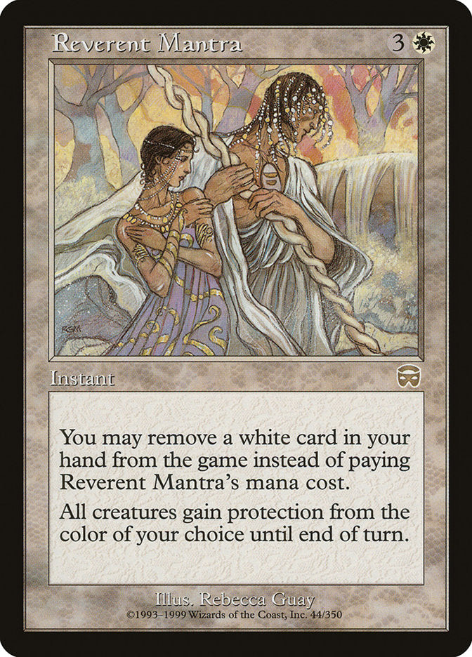 Reverent Mantra [Mercadian Masques] Foil