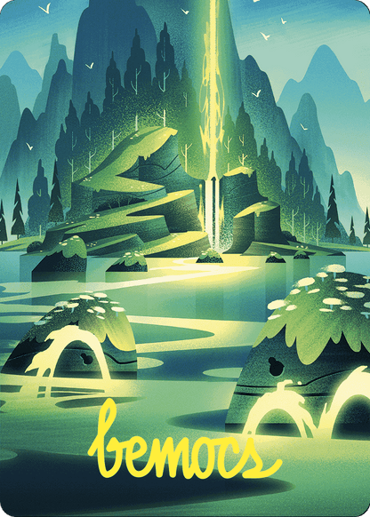 Leyline of Abundance // Leyline of Abundance  [Wilds of Eldraine Art Series] (Borderless)