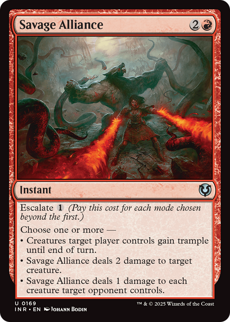 Savage Alliance [Innistrad Remastered] Foil