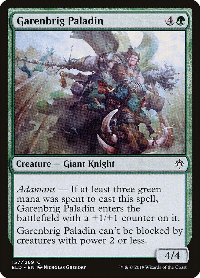Garenbrig Paladin [Throne of Eldraine] Foil