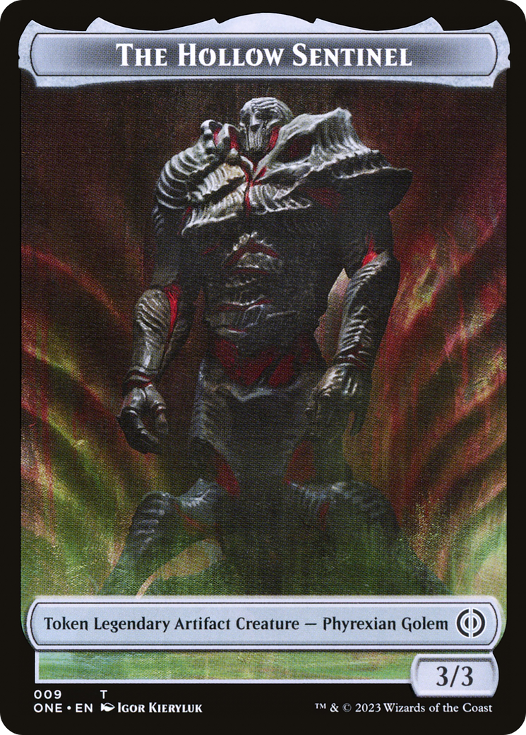 The Hollow Sentinel  [Phyrexia: All Will Be One Tokens] Foil