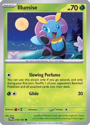 Illumise (010/167) [Scarlet & Violet: Twilight Masquerade] Reverse Holofoil