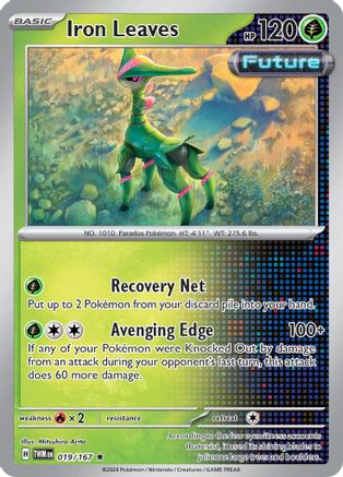 Iron Leaves (019/167) [Scarlet & Violet: Twilight Masquerade] Reverse Holofoil