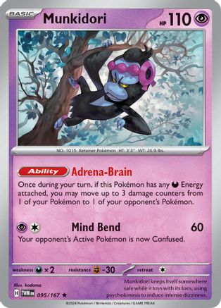 Munkidori (095/167) [Scarlet & Violet: Twilight Masquerade] Reverse Holofoil