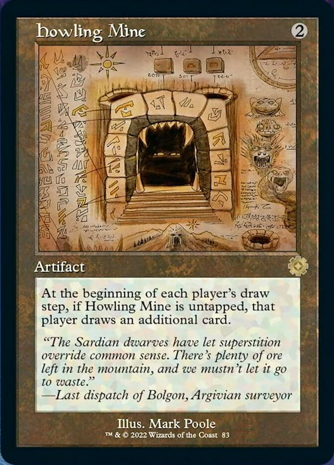 Howling Mine (Retro Schematic) [The Brothers' War Retro Artifacts] Foil