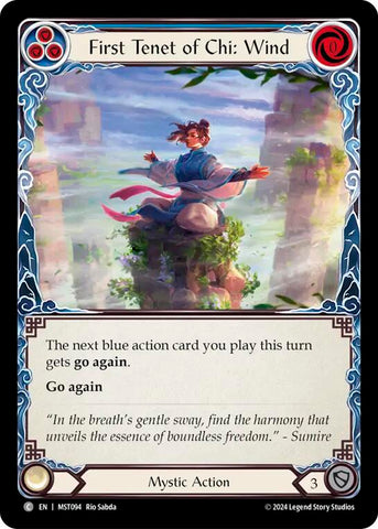 First Tenet of Chi: Wind [MST094] (Part the Mistveil)  Rainbow Foil