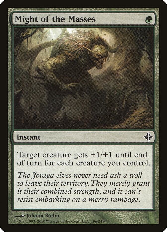 Might of the Masses [Rise of the Eldrazi] Foil