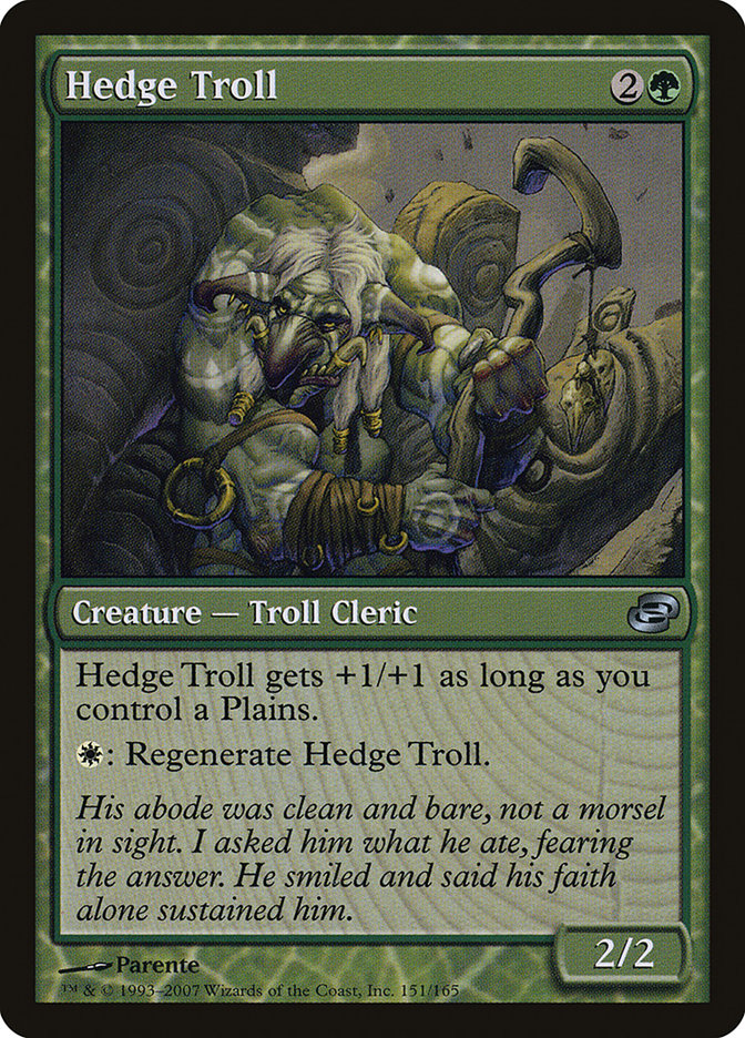 Hedge Troll [Planar Chaos] Foil