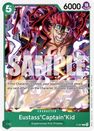 Eustass"Captain"Kid (OP-07 Pre-Release Tournament) (P-067) - [One Piece Promotion Cards]