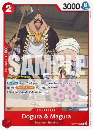 Dogura & Magura (OP07-009) - [500 Years in the Future Pre-Release Cards]