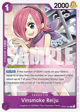Vinsmoke Reiju (OP07-062) - [500 Years in the Future Pre-Release Cards]