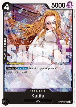 Kalifa (OP07-081) - [500 Years in the Future Pre-Release Cards]