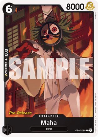 Maha (OP07-089) - [500 Years in the Future Pre-Release Cards]
