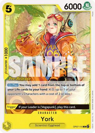 York (OP07-110) - [500 Years in the Future Pre-Release Cards]