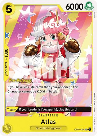 Atlas (OP07-098) - [500 Years in the Future Pre-Release Cards]