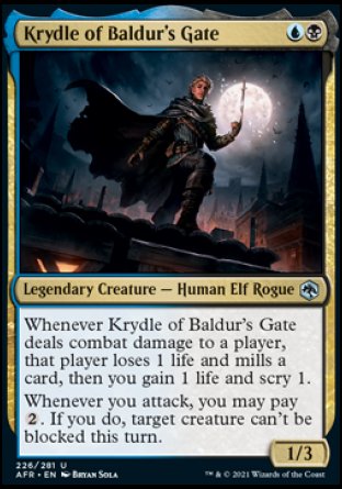 Krydle of Baldur's Gate [Dungeons & Dragons: Adventures in the Forgotten Realms] Foil -1