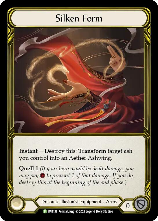 Silken Form (Golden) [FAB151] (Promo)  Cold Foil