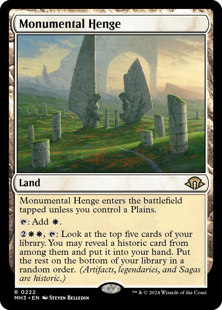 Monumental Henge [Modern Horizons 3] Foil