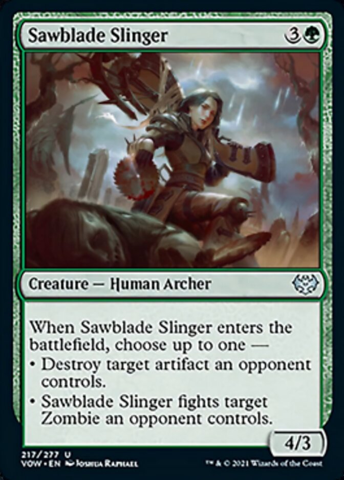 Sawblade Slinger [Innistrad: Crimson Vow] Foil