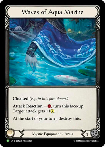 Waves of Aqua Marine [LGS276] (Promo)  Rainbow Foil