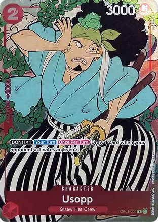 Usopp (English Version 1st Anniversary Set) (OP01-004) - [One Piece Promotion Cards] Foil