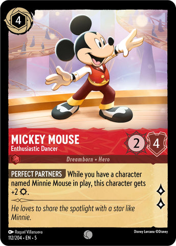 Mickey Mouse - Enthusiastic Dancer (112/204) [Shimmering Skies]