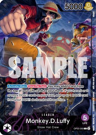 Monkey.D.Luffy (PSA Magazine) (OP05-060) - [One Piece Promotion Cards] Foil