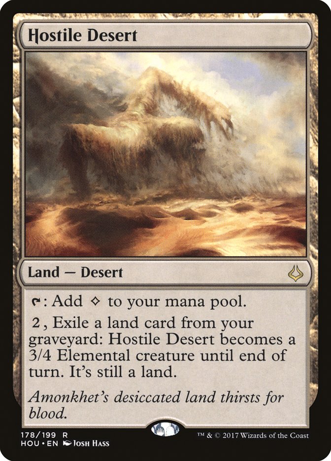 Hostile Desert [Hour of Devastation] Foil