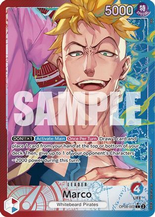 Marco (Parallel) (OP08-002) - [Two Legends] Foil