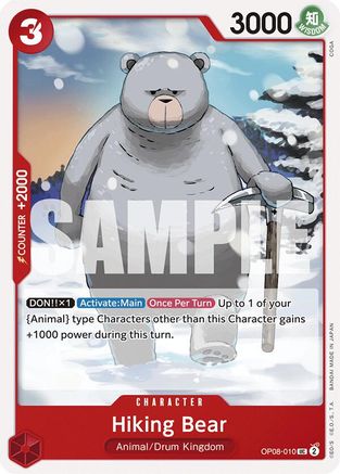 Hiking Bear (OP08-010) - [Two Legends]