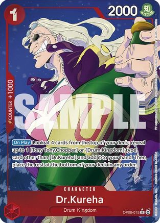 Dr.Kureha (Parallel) (OP08-015) - [Two Legends] Foil