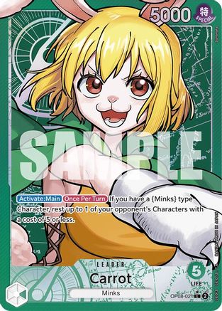 Carrot (021) (Parallel) (OP08-021) - [Two Legends] Foil