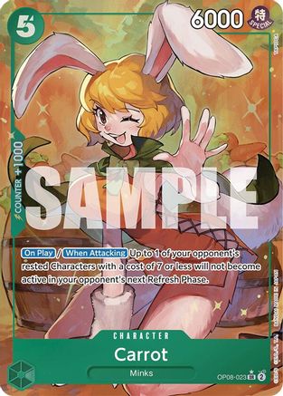 Carrot (023) (Parallel) (OP08-023) - [Two Legends] Foil