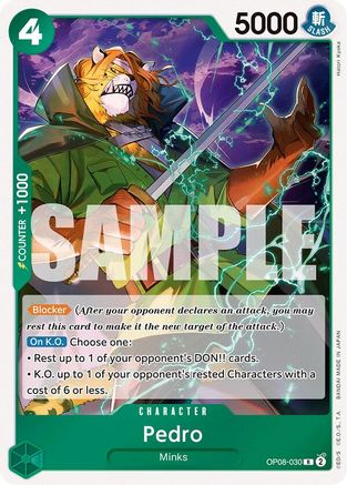 Pedro (OP08-030) - [Two Legends] Foil
