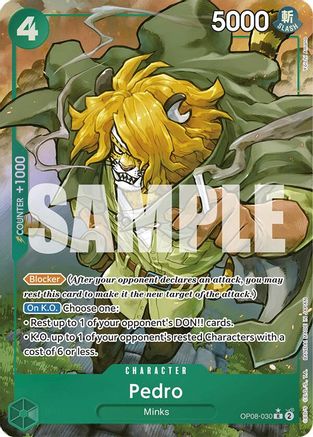 Pedro (Parallel) (OP08-030) - [Two Legends] Foil