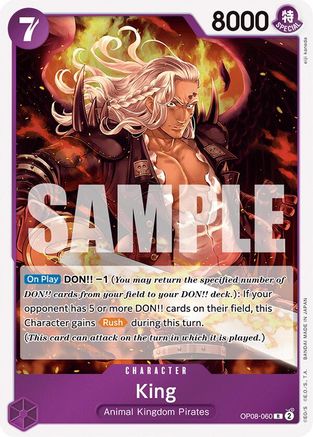King (060) (OP08-060) - [Two Legends] Foil
