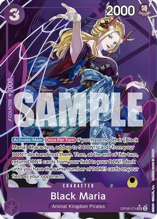 Black Maria (Parallel) (OP08-074) - [Two Legends] Foil