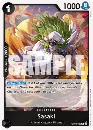 Sasaki (OP08-082) - [Two Legends] Foil