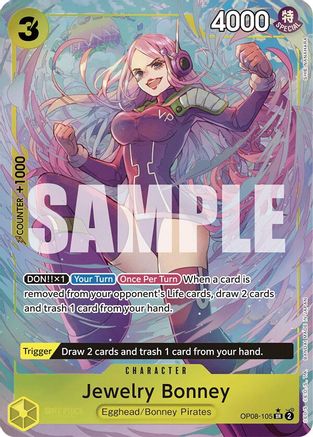 Jewelry Bonney (Parallel) (OP08-105) - [Two Legends] Foil