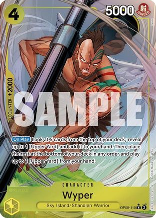Wyper (Parallel) (OP08-110) - [Two Legends] Foil