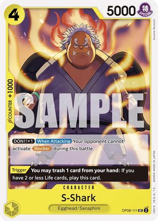 S-Shark (OP08-111) - [Two Legends]