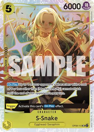 S-Snake (OP08-112) - [Two Legends] Foil