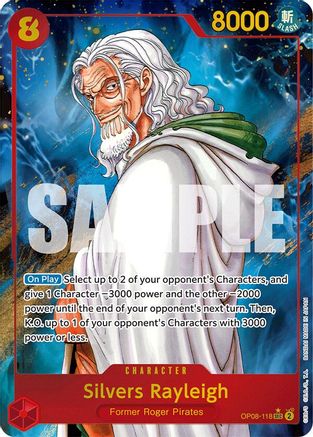 Silvers Rayleigh (Parallel) (OP08-118) - [Two Legends] Foil