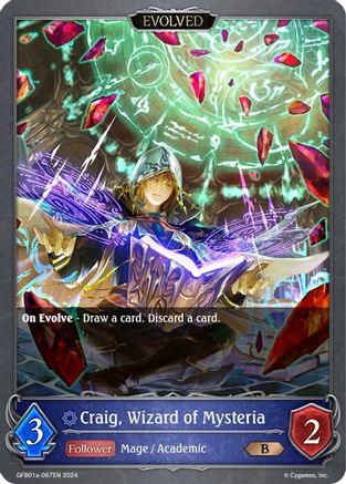 Craig, Wizard of Mysteria (Evolved) (GFB01a-067EN)