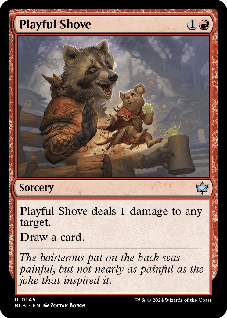 Playful Shove [Bloomburrow] Foil